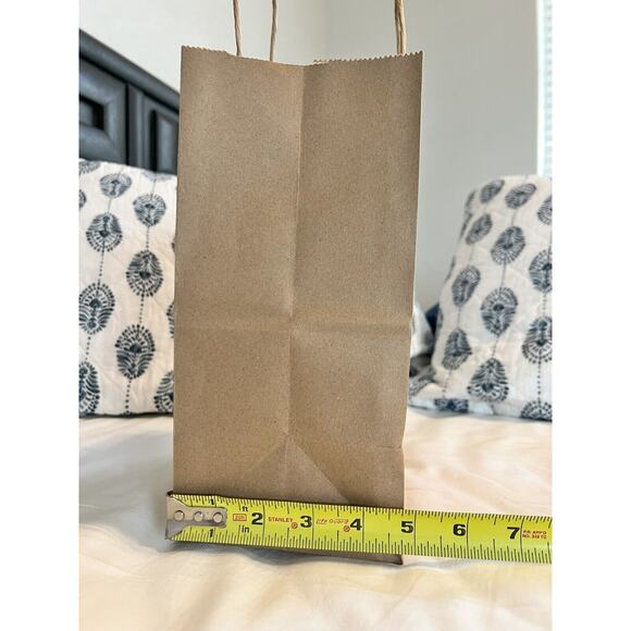 45pcs Brown Kraft Paper Bags 14" x 4.75" x 8",Handled, Shopping, Gift, - Picture 6 of 6